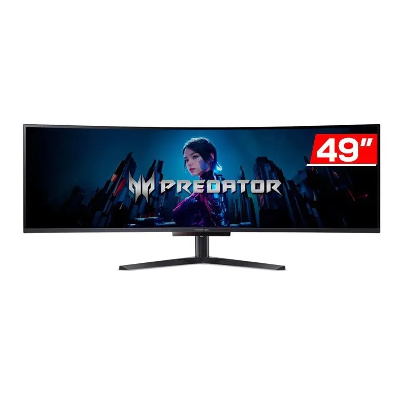 Monitor Gamer Acer Predator X49 49 Pol OLED Curvo Dual QHD 0.03ms 240Hz FreeSync HDMI/DP UM.SXXAA.X02