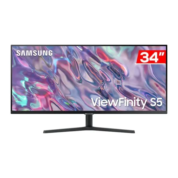 Monitor Samsung ViewFinity S5 34 Pol VA UWQHD 5ms 100Hz FreeSync HDMI/DP LS34C500GALMZD