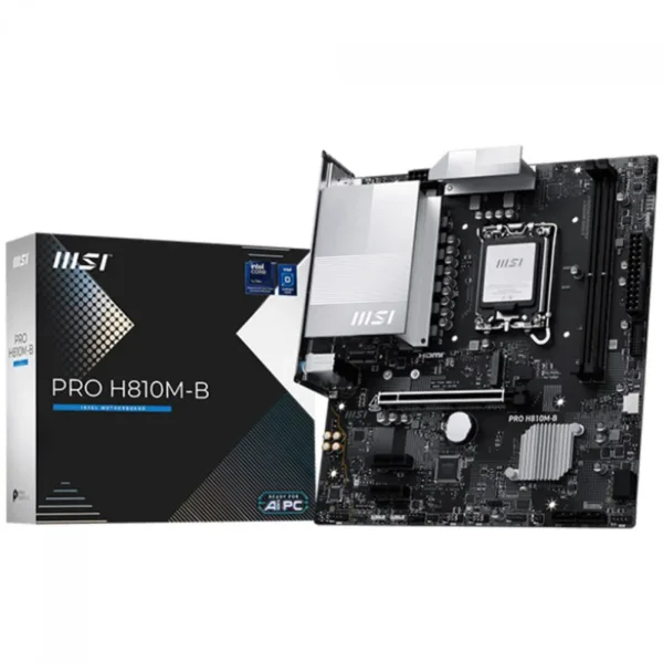 Placa Mãe MSI PRO H810M-B LGA 1851 DDR5 911-7E64-001