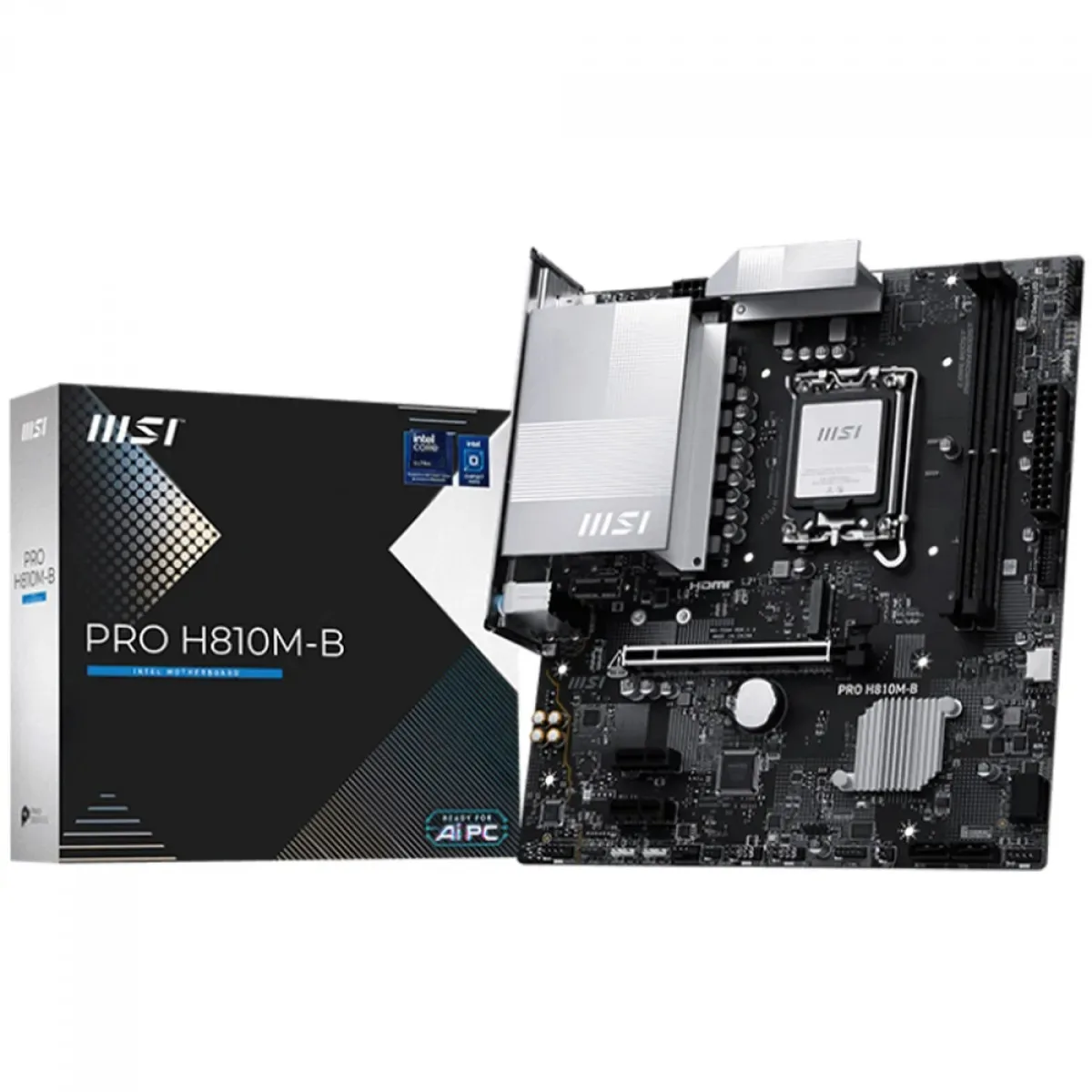 Placa Mãe MSI PRO H810M-B LGA 1851 DDR5 911-7E64-001