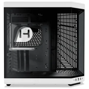 Gabinete Gamer Hyte Y70 Mid Tower Vidro Temperado EATX Sem Fans Preto e Branco CS-HYTE-Y70-BW