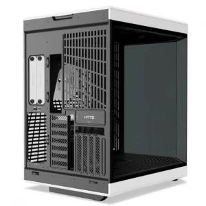 Gabinete Gamer Hyte Y70 Mid Tower Vidro Temperado EATX Sem Fans Preto e Branco CS-HYTE-Y70-BW