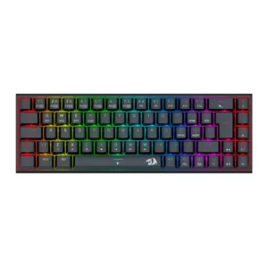Teclado Mecânico Gamer Redragon Ryze Pro RGB Wireless Switch Brown K633RGB-PRO-PT-BROWN