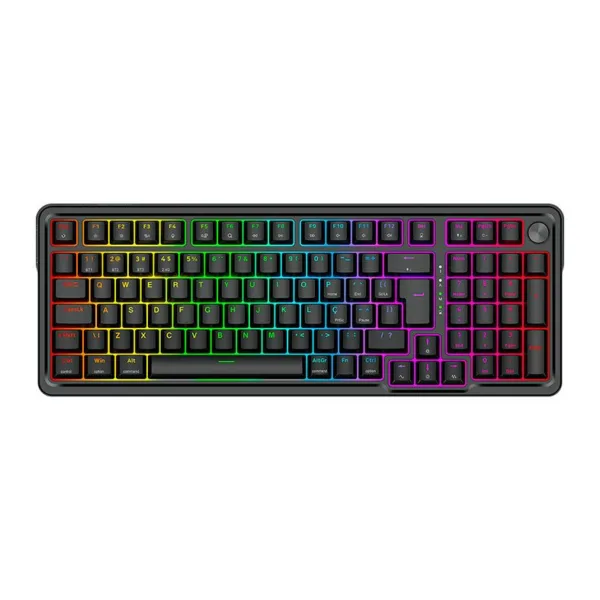Teclado Mecanico Redragon Eisa Pro RGB ABNT2 Switch Mambo Tri-Mode Preto K686-RGB-PRO-PT-MAMBO