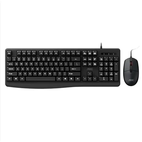 Kit Teclado e Mouse AOC KM170 USB ABNT2 Preto