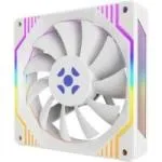 Kit Cooler Fan Fortrek Frosty ARGB Branco com Controladora e Controle