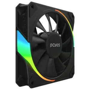 Kit Cooler Fan PCYes Sangue Frio 3 ARGB Black Vulcan 3x120mm com Controladora K3ARGBSF3BVBR