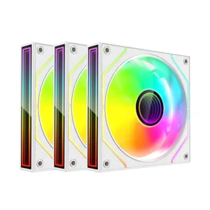 Kit Cooler Fan C3Tech Gaming F9-L650WHRGB RGB Branco