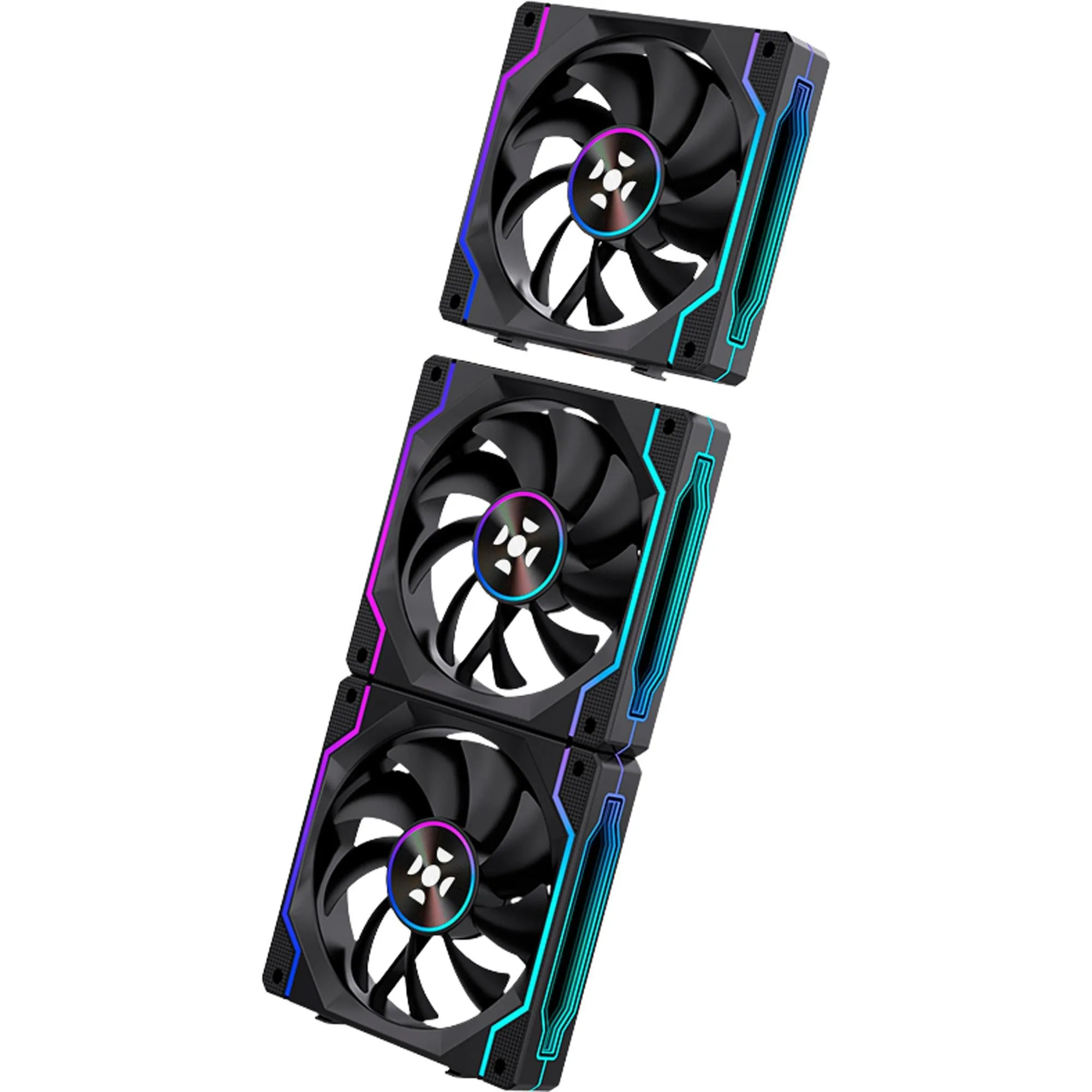 Kit Cooler Fan Wireless Twister Unifan Preto 86941 - Fortrek