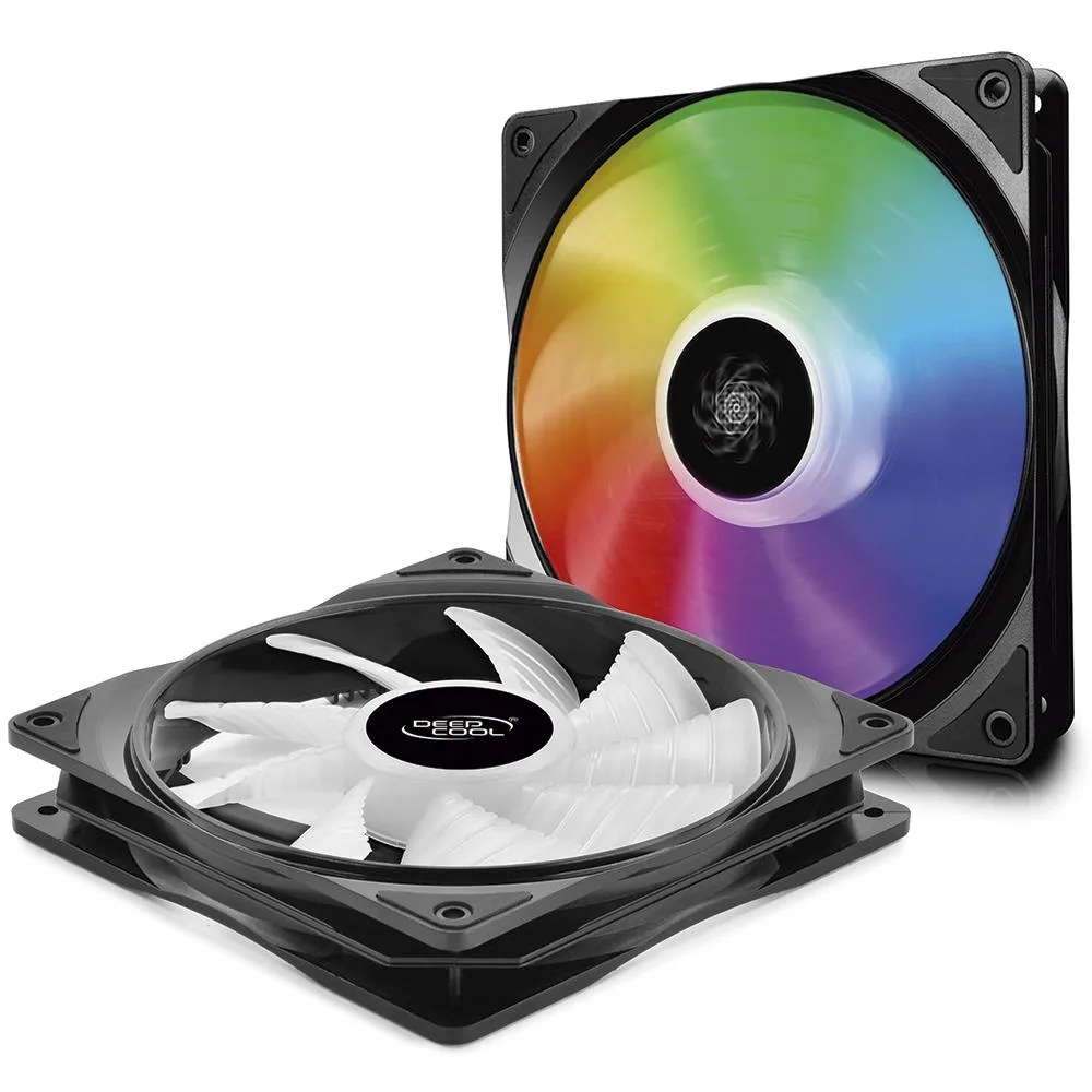 Kit Fan DeepCool RF140 RGB 2x140mm DP-FRGB-RF140-2