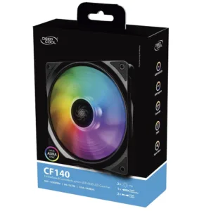 Kit Fan DeepCool RF140 RGB 2x140mm DP-FRGB-RF140-2