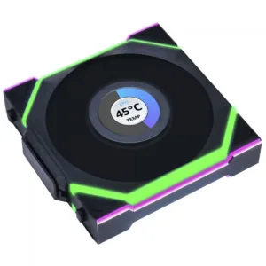 Kit Fan Lian Li UNI FAN SL Wireless LCD ARGB 3x120mm Preto 12SLLCD1W3B