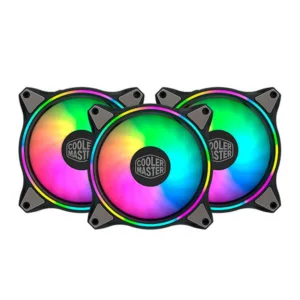 Kit Ventoinhas Cooler Master MasterFan MF120 Halo RGB 3x120mm com Controladora MFL-B2DN-183PA-R1