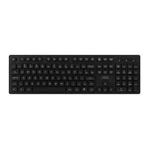 Kit Teclado e Mouse AOC KM300 Wireless ABNT2 Preto KM300-BK