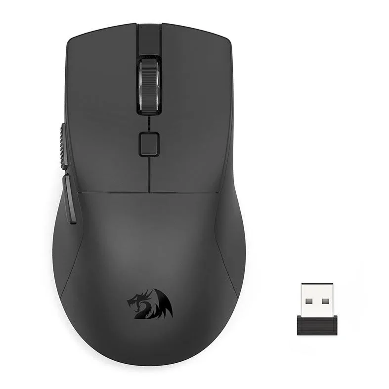 Mouse Gamer Redragon Azzmach Lite 10000DPI 6 Botoes Tri-Mode Preto M618-LIT