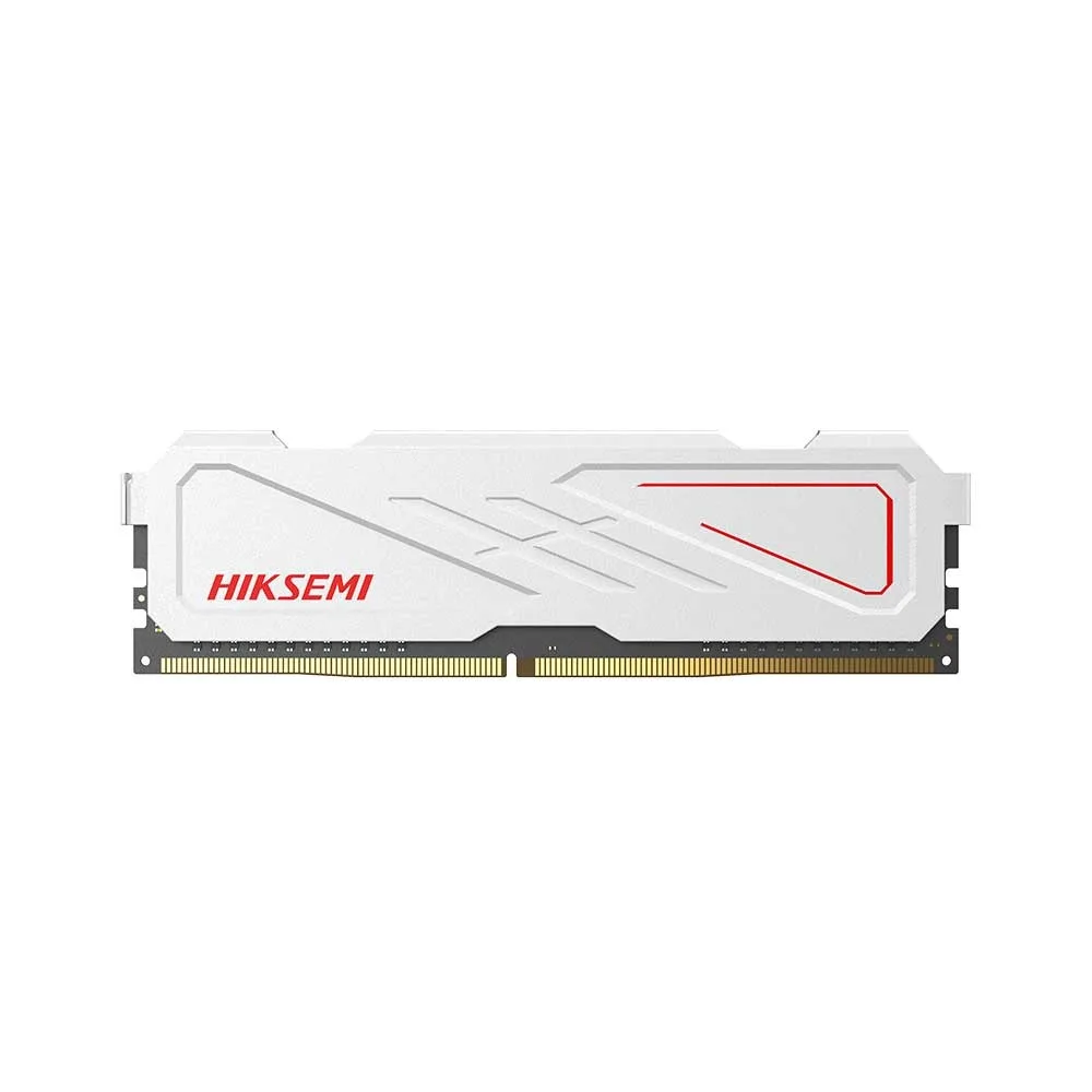 Memória RAM Hiksemi Armor White 16GB DDR4 3200MHz UDIMM 288 Pinos para Desktop HSC416U32E2