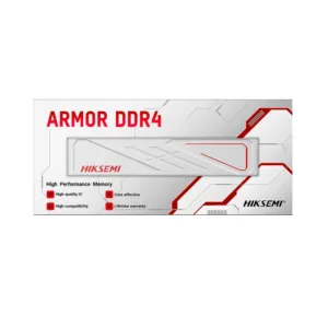 Memória RAM Hiksemi Armor White 16GB DDR4 3200MHz UDIMM 288 Pinos para Desktop HSC416U32E2