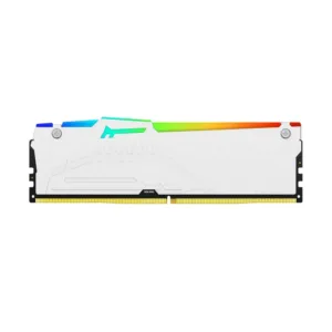 Memória Kingston Fury Beast RGB 16GB DDR5 5600MHz CL40 Branco Intel XMP KF556C40BWA-16