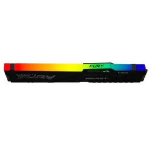 Memória Kingston Fury Beast RGB 16GB 5600MHz DDR5 CL40 para Intel XMP Preto KF556C40BBA-16