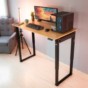 Mesa Gamer DT3 F40 Oak 1,60m com Regulagem de Altura 14592-1