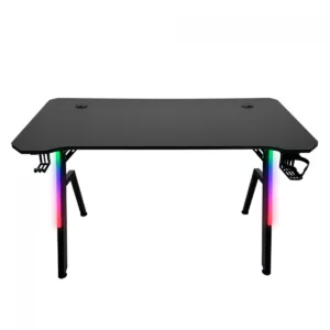 Mesa Gamer Kalkan Illumi RGB Inclinável Com Suporte Para Headset e Copo Preto KLK00030