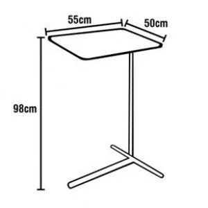 Mesa para Notebook Multivisão NT-HOME Preto 34219