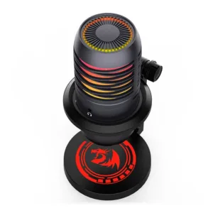 Microfone Condensador Nebula Rainbow Tipo-C Preto GM211 - Redragon