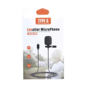 Microfone de Lapela Entrada Type-C MIC0039 OEM