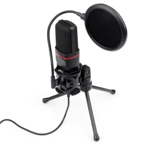 Microfone Gamer Redragon Seyfert GM100 para Streaming Lives e Gravações