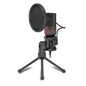 Microfone Gamer Redragon Seyfert GM100 para Streaming Lives e Gravações