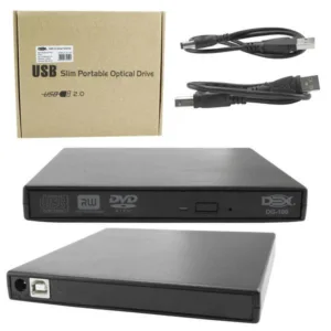 Mini Gravadora Externo Slim CD E DVD  USB 2.0 DG-100 AD0364 - DEX