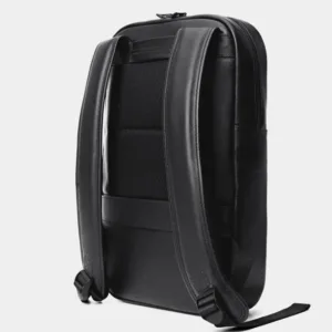 Mochila de Couro Nordweg Slim Workplace NW108.IP Italiano Preto