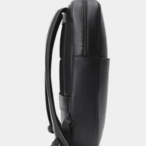 Mochila de Couro Nordweg Slim Workplace NW108.IP Italiano Preto