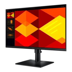 Monitor Gamer Samsung Essential S4 24 IPS FHD 100Hz HDMI/DP Porta USB LS24D400GALMZD (com Ajuste de Altura e Rotação)