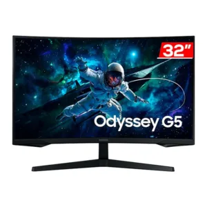 Monitor Gamer Samsung Odyssey G5 32 Pol VA QHD 1ms 165Hz FreeSync HDMI/DP LS32CG552ELMZD