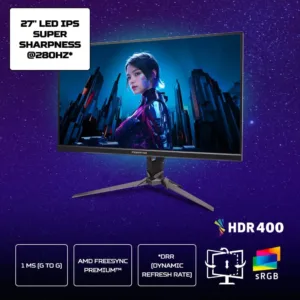 Monitor Gamer Acer Predator 27 XB273 Z3b Full HD LED IPS 280 Hz 1ms