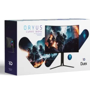 Monitor Pro Duex Oryus 32" QHD Curvo 180Hz DXMO32QC180L RGB