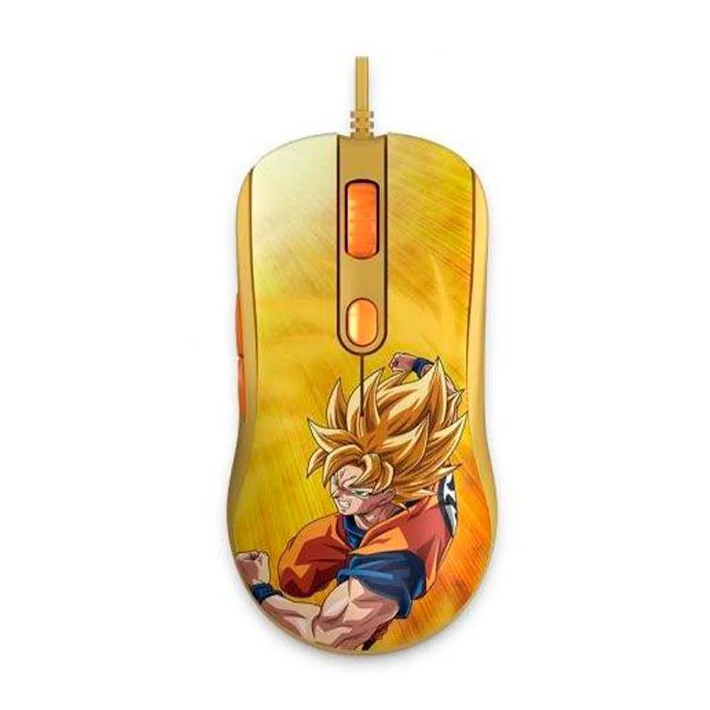 Mouse Gamer Akko AG325 5000 DPI 5 Botões Dragon Ball Super Sayan Gold