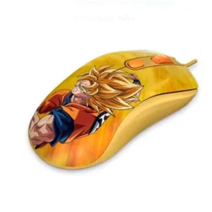 Mouse Gamer Akko AG325 5000 DPI 5 Botões Dragon Ball Super Sayan Gold