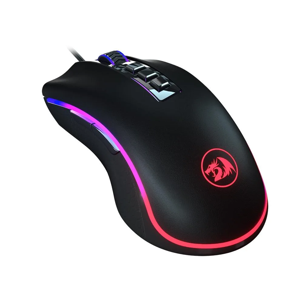 Mouse Gamer Redragon King Cobra V2 RGB Chroma M711-FPS-1 24000 DPI Preto USB