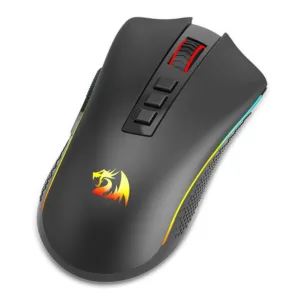Mouse Gamer Redragon Cobra Pro Wireless RGB 16000 DPI com 8 Botões Programáveis Preto M711-PRO