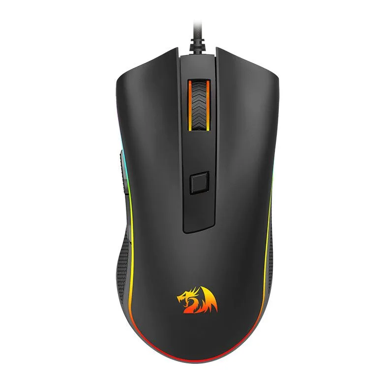 Mouse Gamer Redragon Cypher RGB 12800DPI 7 Botões Preto M611-RGB