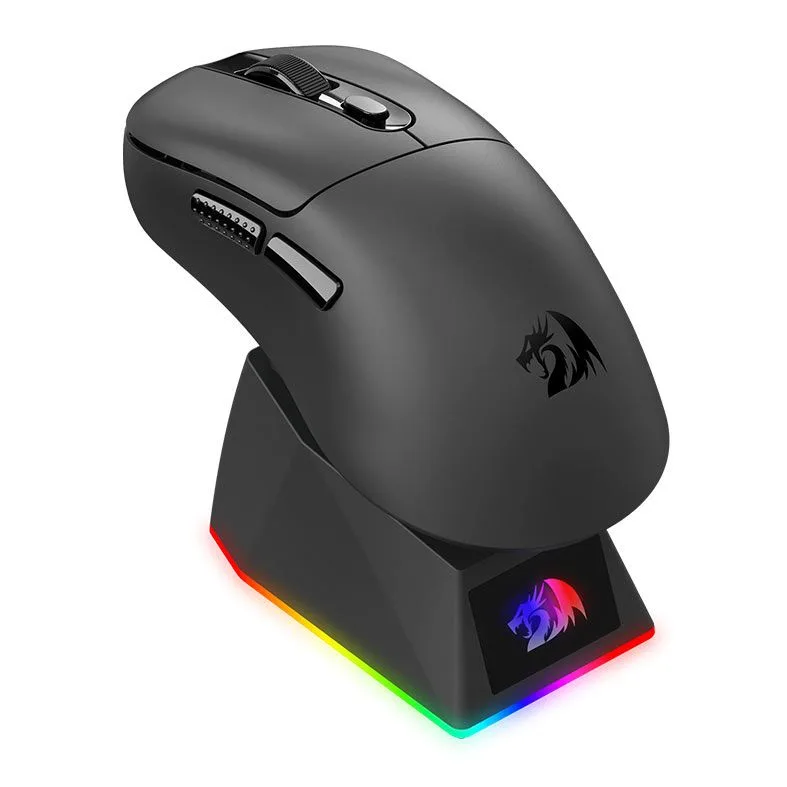Mouse Gamer Ebony Standard 24000DPI 6 Botoes Tri-Mode Preto M998-STD-1K - Redragon