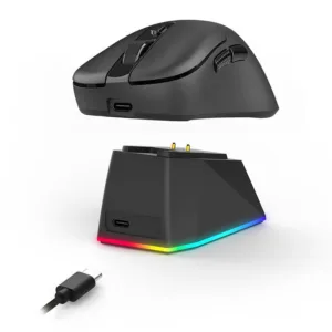 Mouse Gamer Ebony Standard 24000DPI 6 Botoes Tri-Mode Preto M998-STD-1K - Redragon