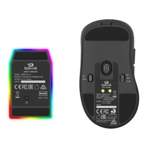 Mouse Gamer Ebony Standard 24000DPI 6 Botoes Tri-Mode Preto M998-STD-1K - Redragon