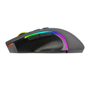 Mouse Redragon Gamer Griffin Pro RGB 4800DPI 7 Botoes Wireless Preto M602P-KS