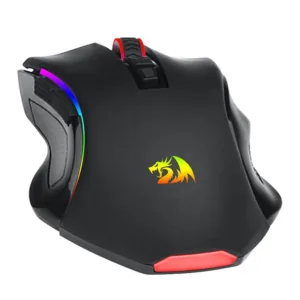 Mouse Redragon Gamer Griffin Pro RGB 4800DPI 7 Botoes Wireless Preto M602P-KS
