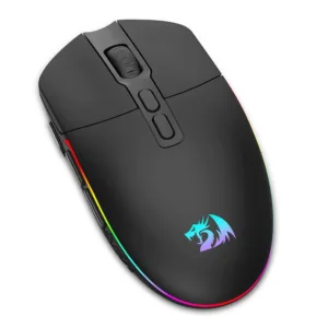Mouse Gamer Redragon Invader Pro RGB Wireless USB 10000 DPI Preto M719RGB-PRO