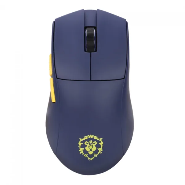 Mouse Gamer Redragon King Pro World of Warcraft Aliança Wireless Bluetooth 26000 DPI PMW3395 5 Botões Programáveis Azul