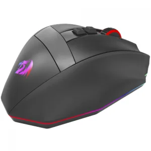 Mouse Gamer Redragon Rind Pro RGB Wireless/Bluetooth 26000 DPI 10 Botões Sensor PAW3395 Preto M813RGB-PRO
